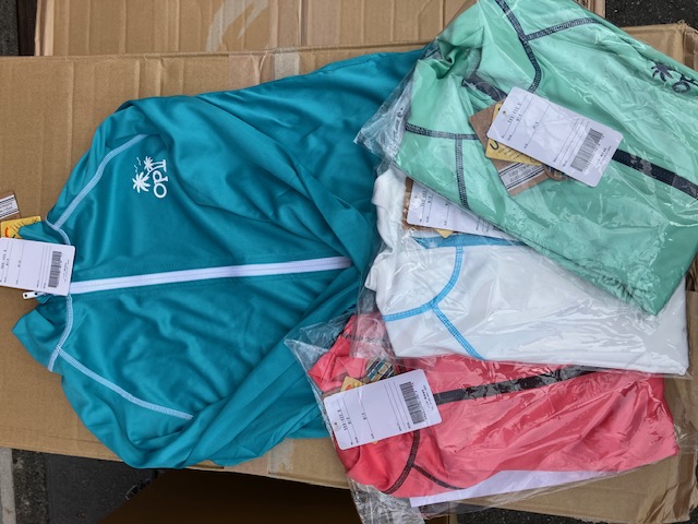 大特価！！　ニッキー社のB品アパレル　こみこみ166個セット　ジュニア、女児サイズ多め　1セット限定！