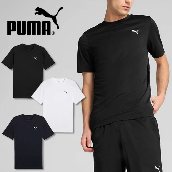 残り僅か！売り切れ御免！　メンズ【PUMA】DRYワンポイント半T・2500　12枚　1003515341