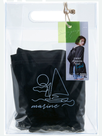 【特価】SUNNYDAY UV COOLリボントップス　35個　1003470061