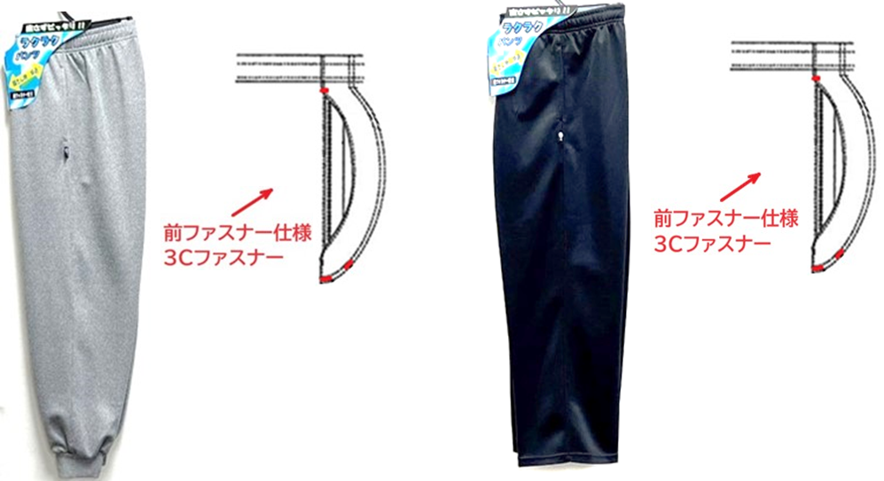 Ⓠ NEW YORK　ブリスターホッピングパンツ　16枚　770115　/　ブリスターストレートパンツ　16枚　770116