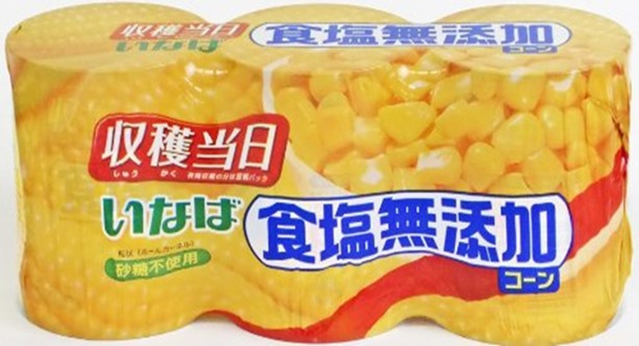 いなば食品　食塩無添加コーン(旧品)　80個　4901133966040