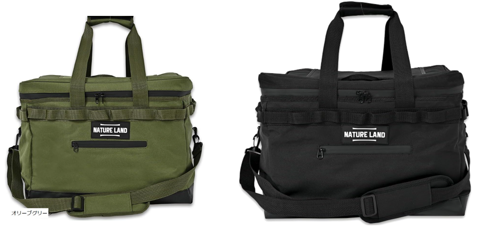 NATURE LAND　クーラーバック　大容量 35L　2色アソート　48個セット　