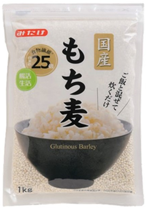 みたけ食品	国産もち麦1kg　60個　4902939860204