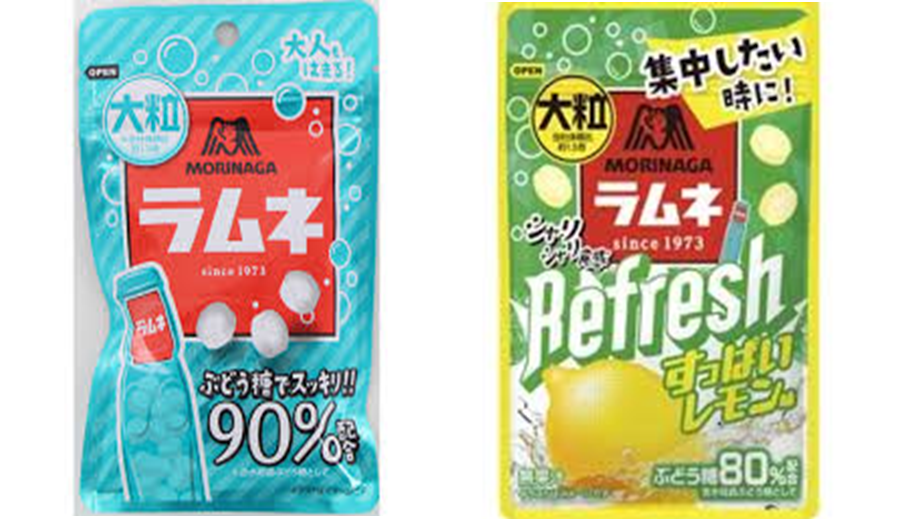 森永製菓　大粒ラムネ　720個　4902888232374　/　大粒ラムネRefresh＜すっぱいレモン＞　720個　4902888268472