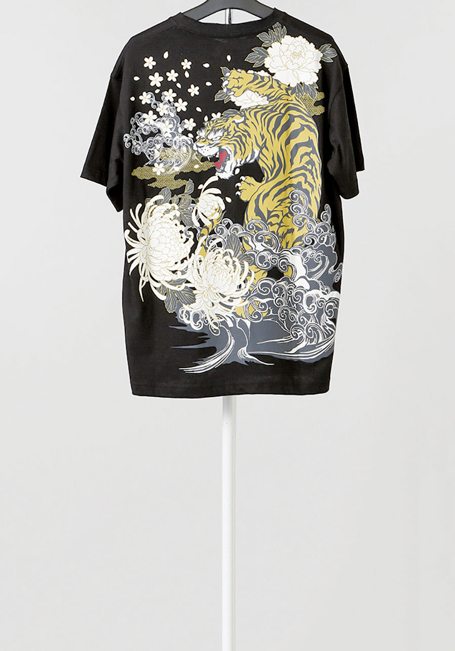 綿100天竺4柄込み和柄半袖Tシャツ　30枚セット　1003424331