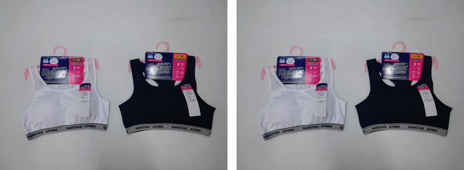 女児ｴｽﾃﾙﾍﾞｱ天ﾊﾞｯｸﾒｯｼｭﾓｰﾙﾄﾞﾌﾞﾗ　40個　1003344581　/　女児ｴｽﾃﾙﾍﾞｱ天ﾊﾞｯｸﾒｯｼｭﾊｰﾌﾌﾞﾗ　40個　1003344591