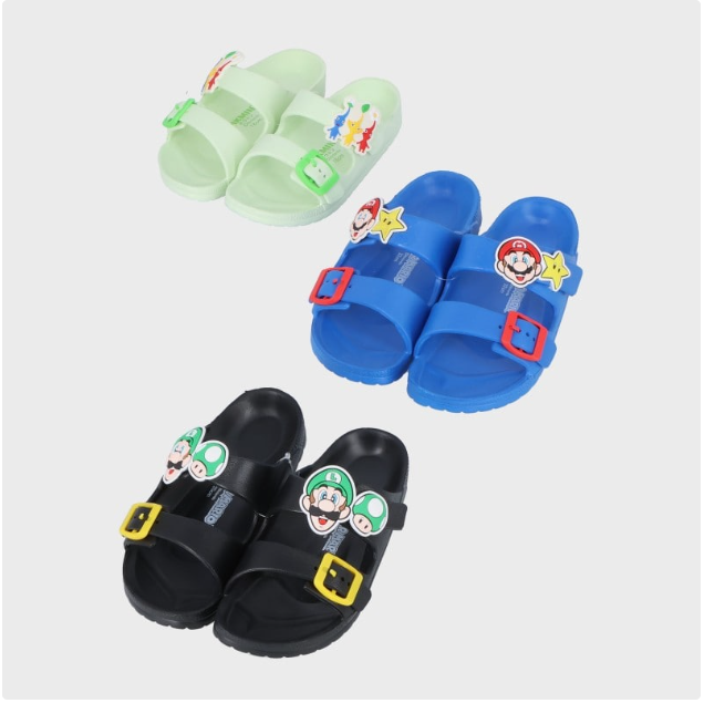 任天堂キャラ子供用ＥＶＡサンダル　30足　MEV572