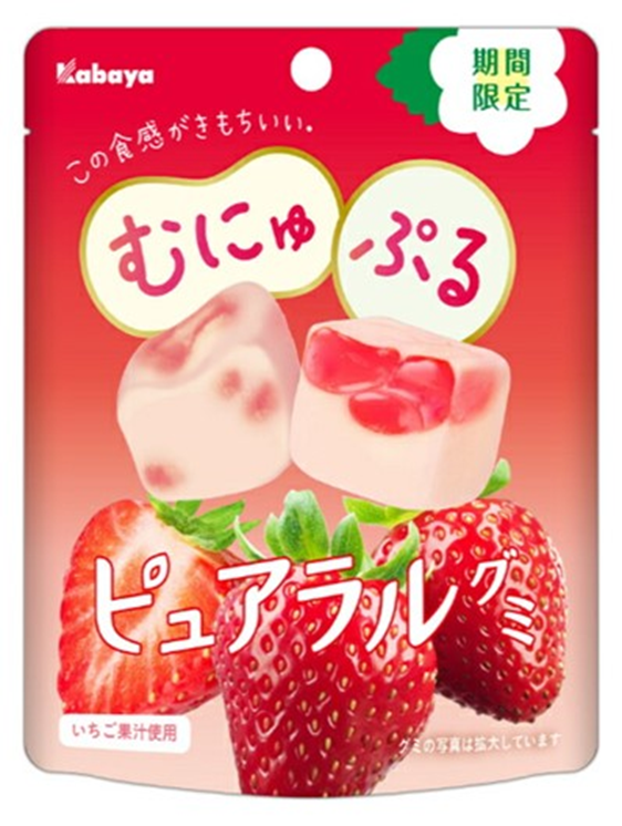 カバヤ食品　ピュアラルグミ いちご　384個　4901550271864