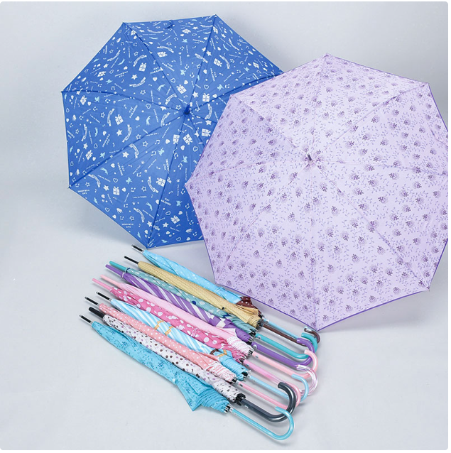 梅雨対策！　特価婦人プリント長傘各種　48本　KA5301