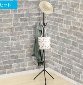 シンプルポールハンガー　24個入り 496261