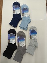 紳士　「接触冷感×消臭」リブハーフ丈　２Ｐ　50個入り 1003103071