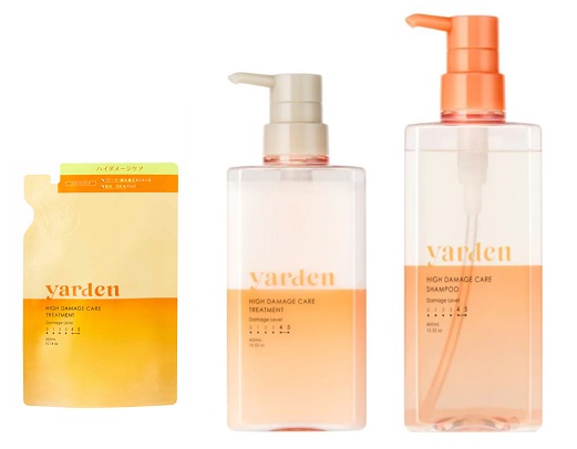 ヤーデンハイダメージケア　トリートメント/シャンプー　詰替え用/本体　320ｍｌ～400ｍｌ 　18個入り  4582579641342・4582579641335・4582579641229・4582579641212