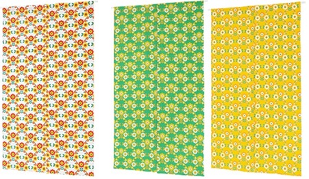 のれん レトトフラワー　全3色　10枚入り 15623870309・15623870310・15623870311