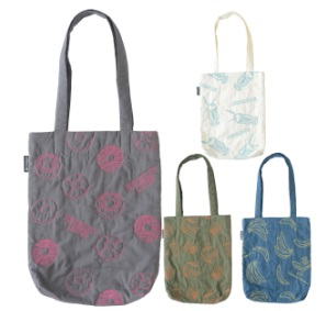 「AND PACKABLE」　刺繍トートバッグ ボルダード　全4色アソート　10個入り 4562311175236・4562311175250・4562311175274・4562311175281