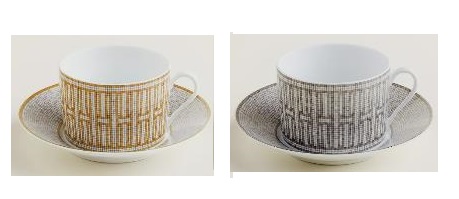 HERMES　エルメス　モーニングカップ＆ソーサー 　全2色　1箱2点　1箱から購入可能！ 026015P・035015P