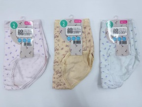 婦人　綿100％スムスプリント２Pショーツ　60枚入り 1002940441