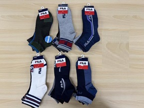 紳士　ＦＩＬＡ　スニーカー　３Ｐ　30個入り 1003542951