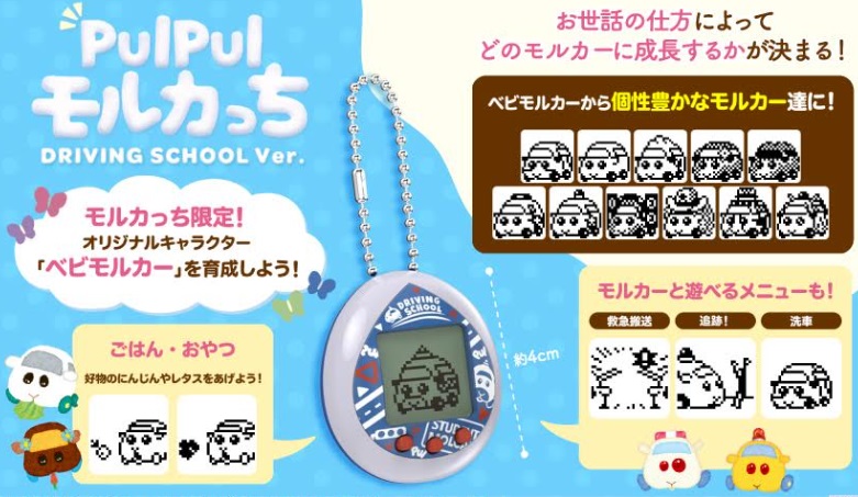 バンダイ　PUI-PUIモルカっち DRIVING-SCHOOL-Ver　グレーカラー　48個入り ｔ1153