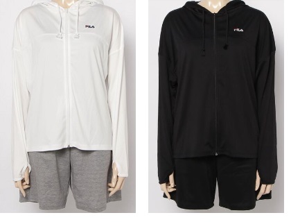【FILA】フィラ　レディース　無地UVパーカー水着４点セット　全3色アソート　20枚入り 324606
