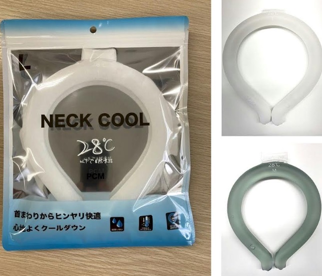 ＰＣＭ素材　ネッククール　無地　Mサイズ　50個入り 4573504721314・4573504721291