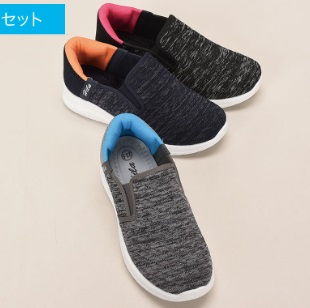 数量限定特価！婦人　単脱着スニーカー　24足入り 497979