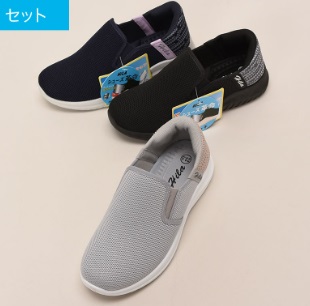 数量限定特価！婦人　簡単脱着スニーカー婦人切替　24足入り 497981