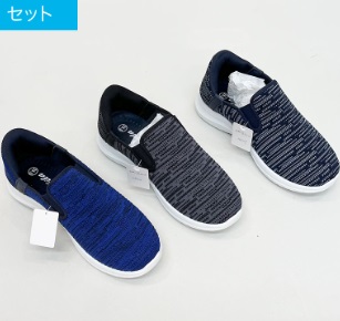 簡単脱着　紳士　デザインスニーカー　24足入り 497985