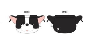 ワンダフルピース もふっとフレンチ・ブルドッグ 巾着　10個入り 4992272428599