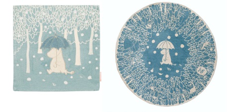 MOOMIN ムーミン 晴れ、ときどきリンゴ 　クッションカバー/ラグマット　5～10枚入り 4992272544169・4992272544206