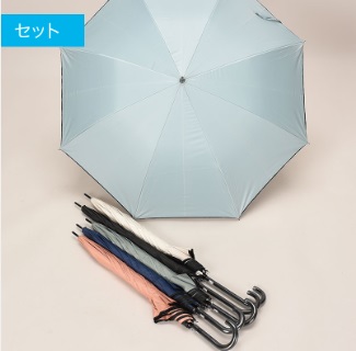 晴雨兼用裏ブラック　55・58ｃｍ傘　36本入り 498294