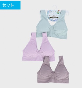 婦人　成型ソフトブラジャー無地　普通寸/大寸　20～30枚入り 498579・498582
