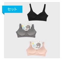 婦人　エステルベア天スポーツブラ　普通寸/大寸　20～30枚入り 498586・498587