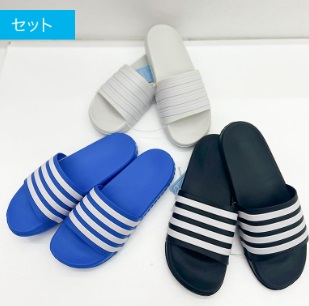紳士　ボーダーシャワーサンダル　36足入り 498931