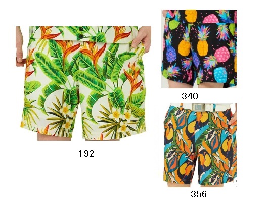 【LOUDMOUTH】 ラウドマウス 　メンズ　総柄　ショートパンツ　全3色アソート　12枚入り 763306
