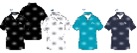 【FILA GOLF】フィラゴルフ　メンズ　 総柄 半袖 ポロシャツ ウェア　全4色アソート　12枚入り 744679