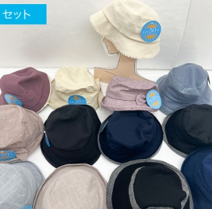 婦人　ＵＰＦ５０＋婦人布帛帽子　50個入り 498324