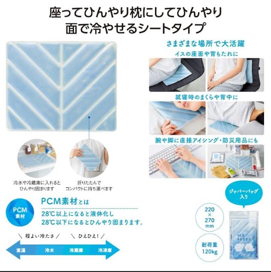 PCM素材　ひんやりアイスシート　50個入り 36387/4526858064859