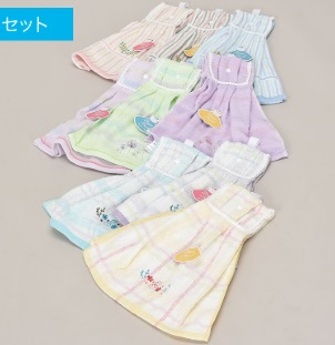新柄無撚糸ドレスタオル　60枚入り 498532