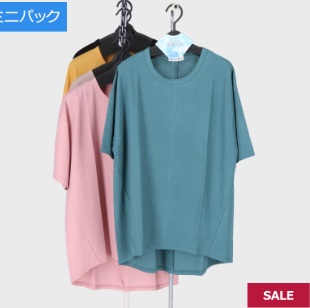 婦人　接触冷感Ｔシャツ　10枚入り 751430