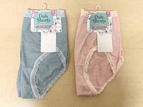 地杢/プリント　デザイン　２Ｐ　ショーツ　普通寸/大寸　60枚入り 1002893221・1002893231・1002893241・1002893251