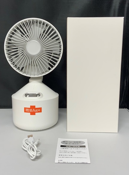 充電式卓上ミストファン（白無地箱入り）    16個入り 2000000097282