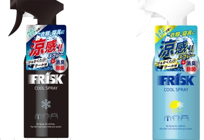 フリスク　リフレッシュクールスプレー　ペパーミント/レモンミント　380ｍｌ   12本入り 4550668340377・4550668340384