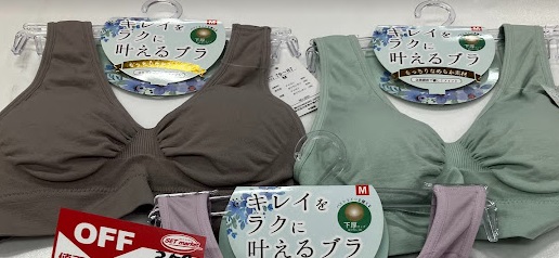 婦人　成型ソフトブラジャー　無地　普通寸/大寸　20～30枚入り 55-0752・55-0755