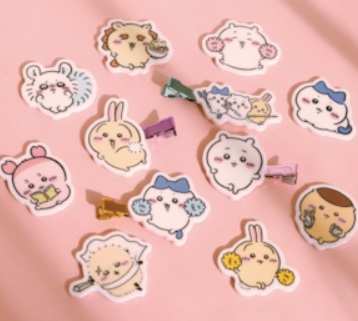 ちいかわ　えらべる！ヘアクリップ アクリル　144個入り 497038172044