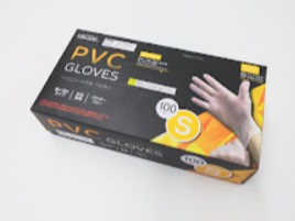 PVCグローブ　S　100枚　60箱入り 1003229471