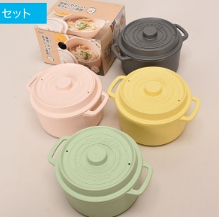 特価！！ココット風電子レンジ用鍋　24個入り 290290