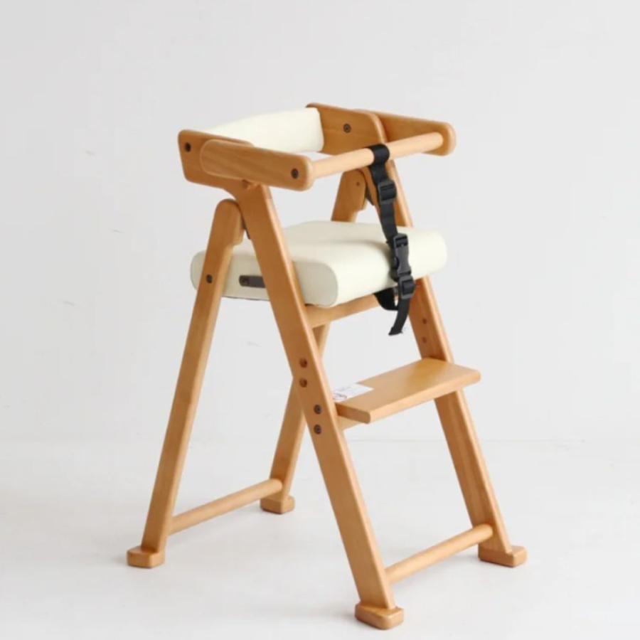 na-ni Folding High Chair　折りたたみ 子ども用 椅子 　1台から！ NAC-3364IV