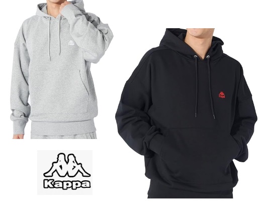 【 Kappa】カッパ　メンズ　ヘビーウェイトパーカー　全3色アソート　12枚入り 244308
