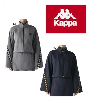 【 Kappa】カッパ　レディース オーセンティック AUTHENTIC ピンストライプトラックジャケット　全2色アソート　12枚入り 244651