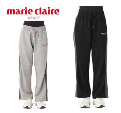 【marieclaire 】マリクレール　レディース　ロングパンツ ジャガードパンツ全2色アソート　12枚入り 444753